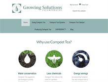 Tablet Screenshot of growingsolutions.com
